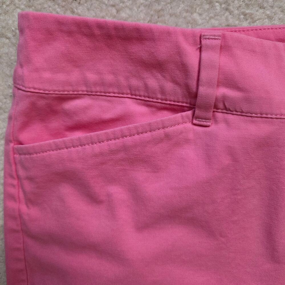 Talbots Size 12 Pink Chino Bermuda Shorts High Rise - Picture 3 of 12